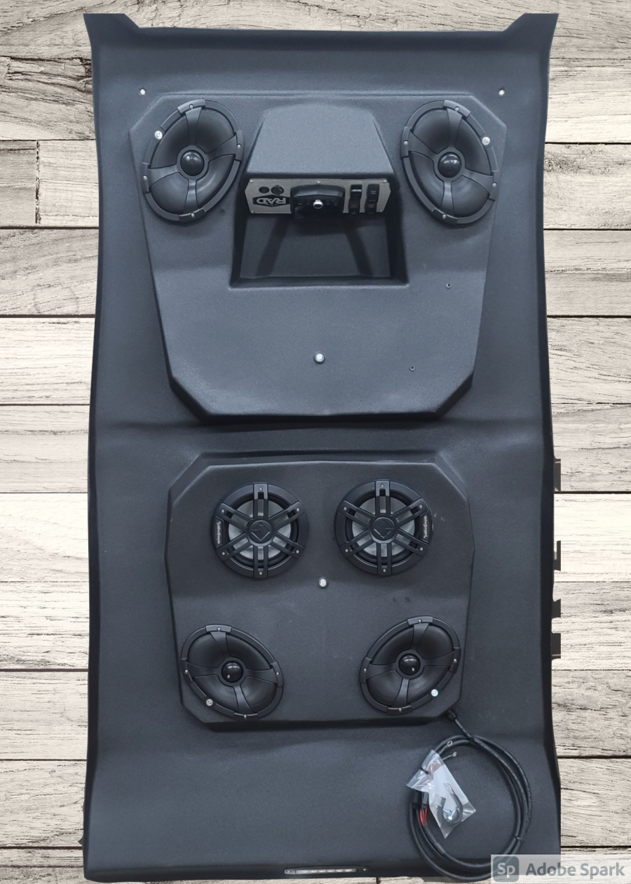 RAD Audio Top Level 2 (with Subwoofers)-Polaris RZR 4 •Fits 2014-Up RZR 4 - Image 4