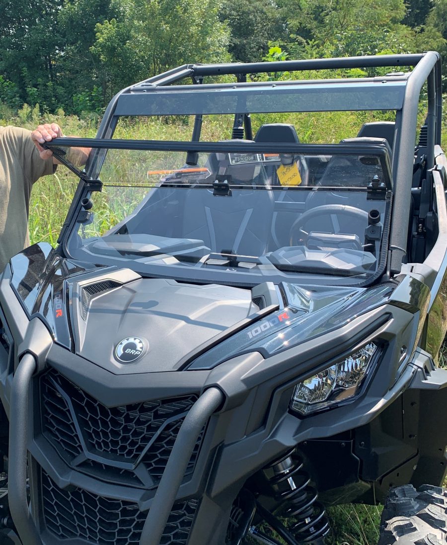 Maverick Trail & Sport Fold Down Windshield (Fits all years & 2021-Up Commander/Commander MAX) - Image 2
