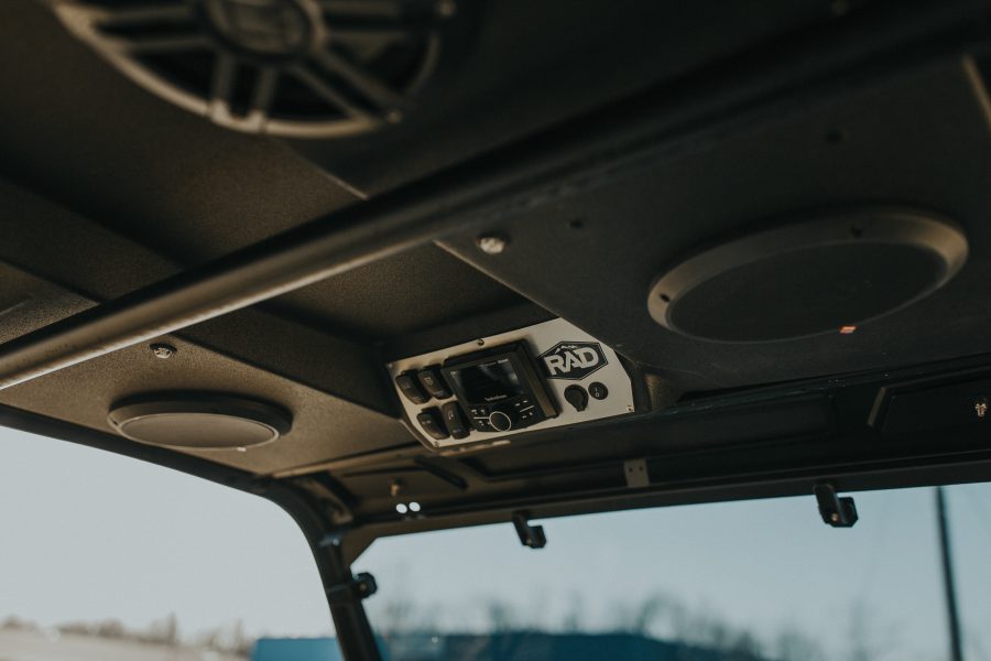 RAD Audio Top Level 2 (with Subwoofers)-Polaris Ranger Full Size 4 Seater •Fits 2013-Up Polaris Ranger 900/1000, 2015-2016 570 Full Size *(will not fit round tube cage) - Image 4