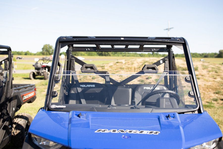 Ranger 900 & 1000 Half Windshield •Fits 2013-Up 900 and 1000 XP and SOHC •2015-2016 570 Full-Size Pro Fit - Image 2