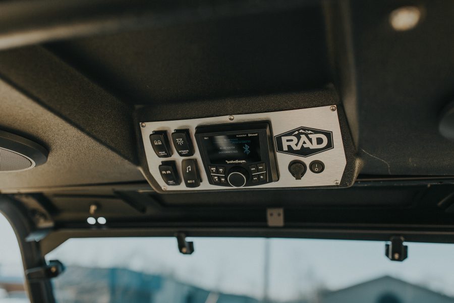 RAD Audio Top Level 1-Polaris Ranger Full Size 4 Seater •Fits 2013-Up Polaris Ranger 900/1000, 2015-2016 570 Full Size *(will not fit round tube cage) - Image 4