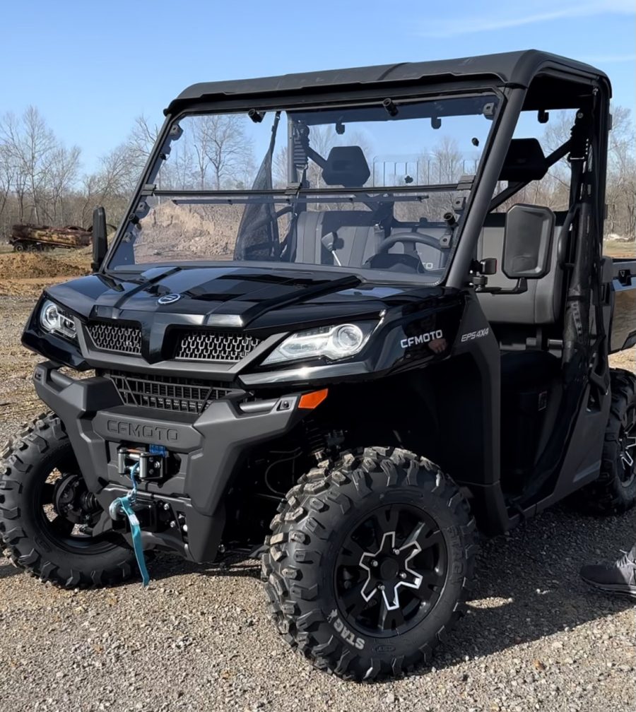 CF MOTO UForce 1000 Fold Down Windshield •Fits 2019-Up