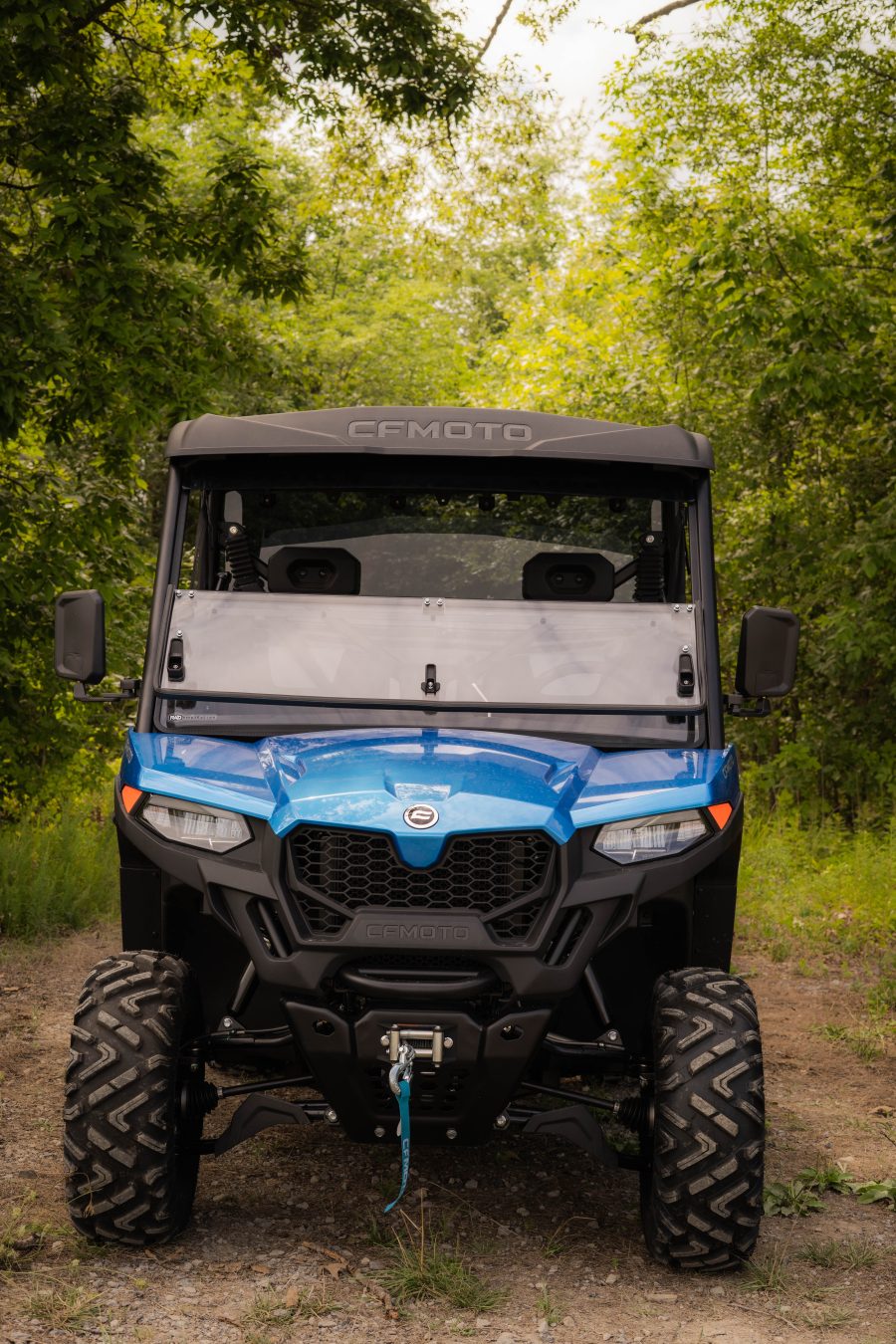 CF MOTO UForce 600 Fold Down Windshield •Fits 2021-Up - Image 2