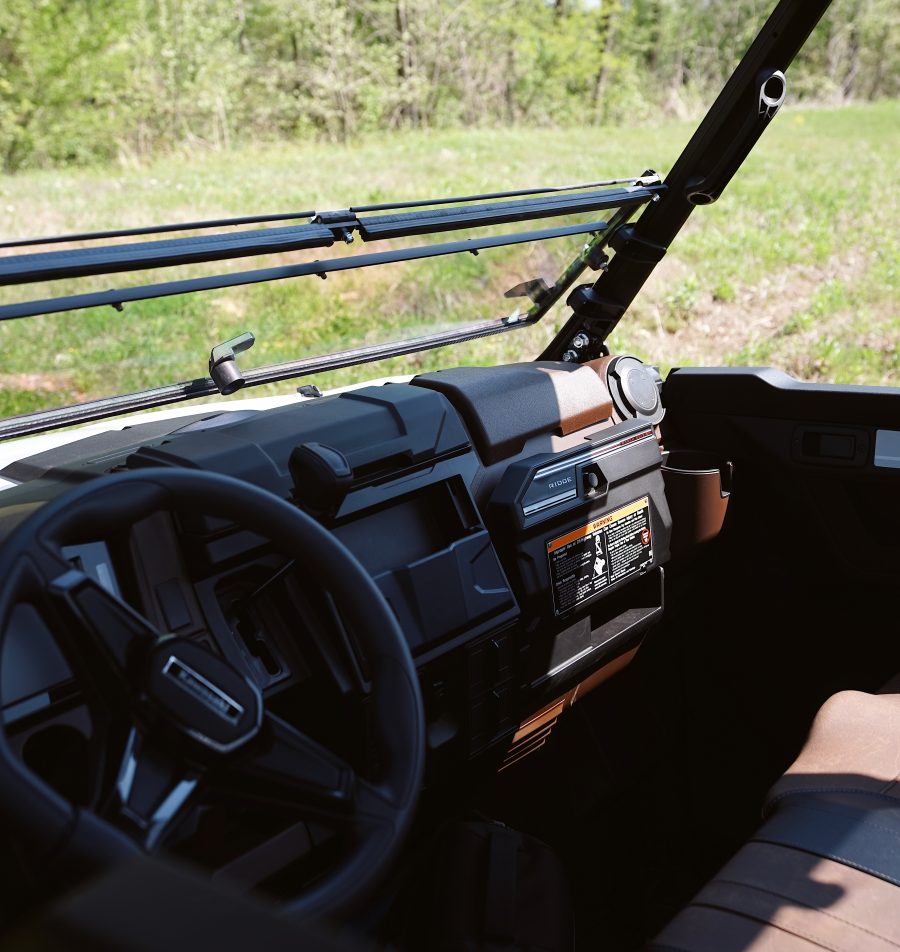 Kawasaki Ridge 2024 Fold Down Windshield - Image 2