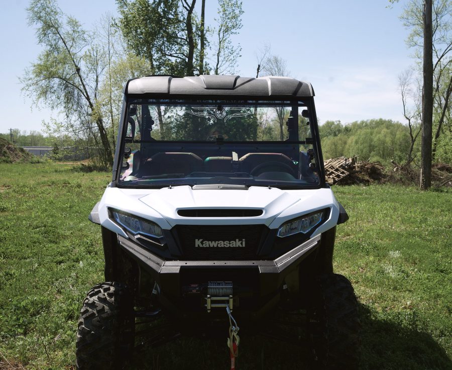 Kawasaki Ridge 2024 Fold Down Windshield - Image 3