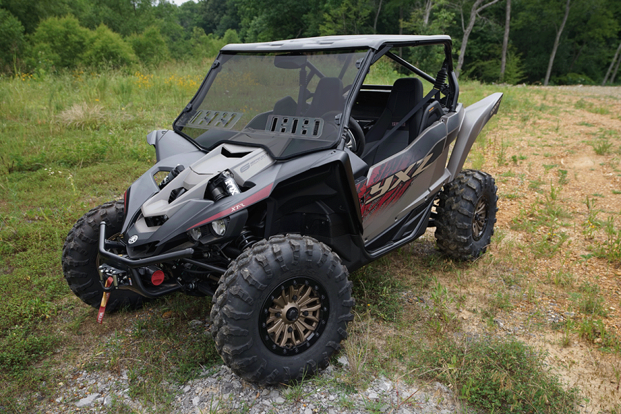 Yamaha YXZ Full Vented Light Tinted Windshield 2016 -UP Scratch Resistant