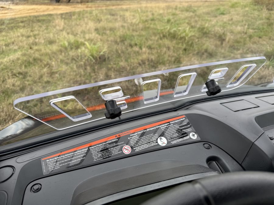 2025 Segway UT6 Front Windshield Vented - Image 3