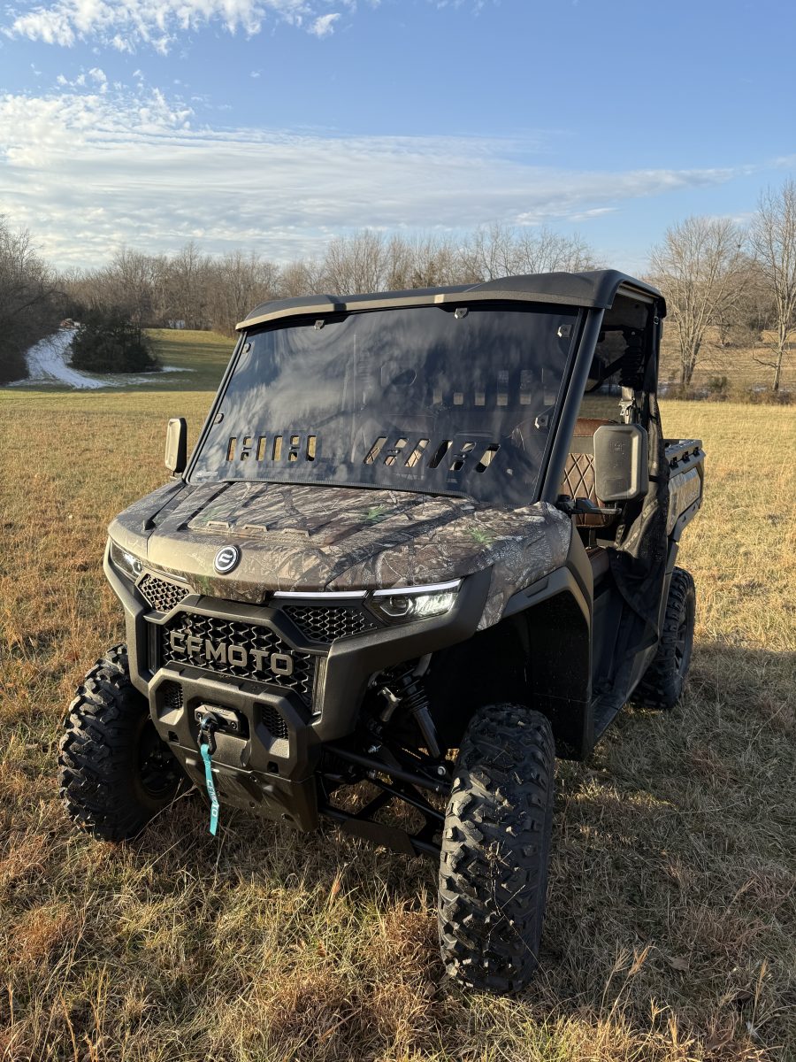 2025 CF Moto UForce U10 Pro Front Windshield Vented - Image 5