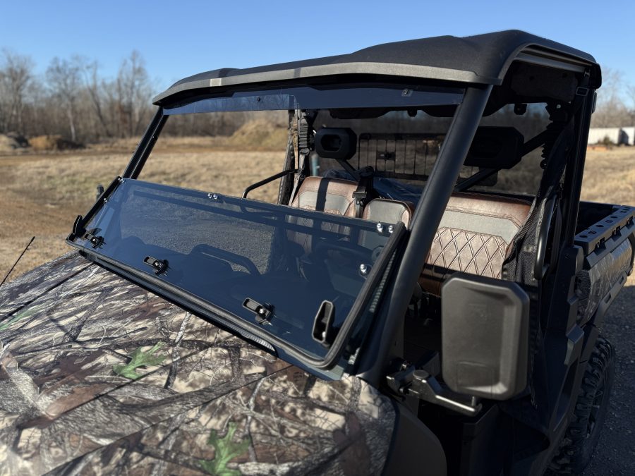 CF Moto UForce U10 Pro Fold Down Windshield - Image 5