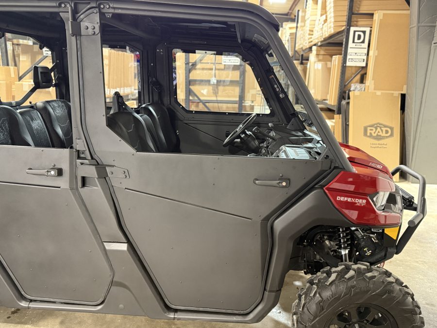 Can Am Defender Max Full Aluminum Door Kit, Converts From Full to Half - Image 3