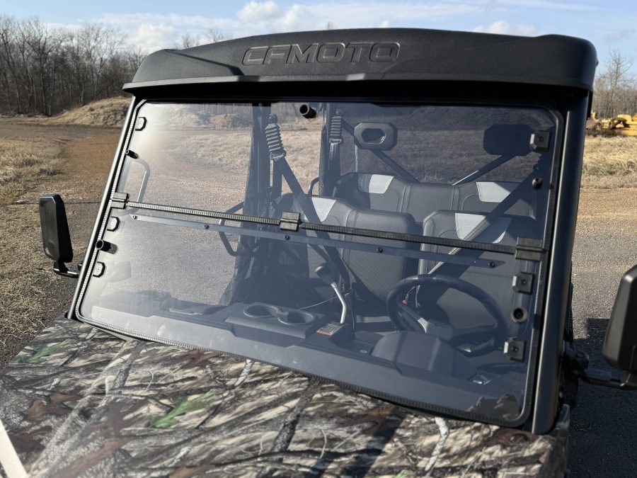 CF Moto UForce 800 XL Fold Down Windshield - Image 3