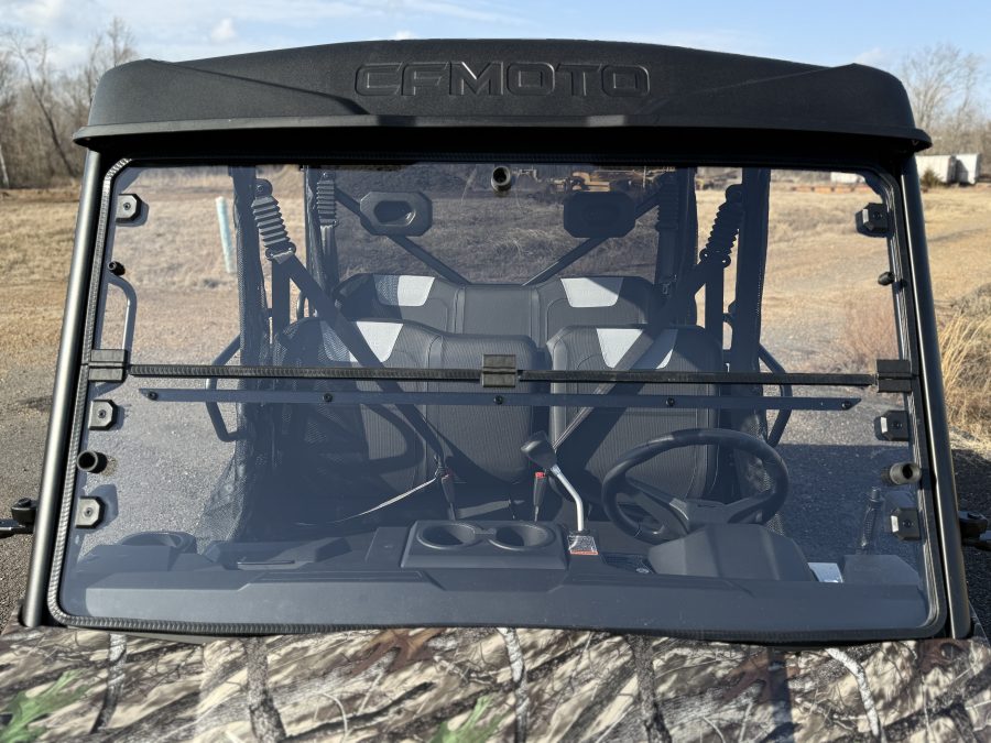 CF Moto UForce 800 XL Fold Down Windshield - Image 4