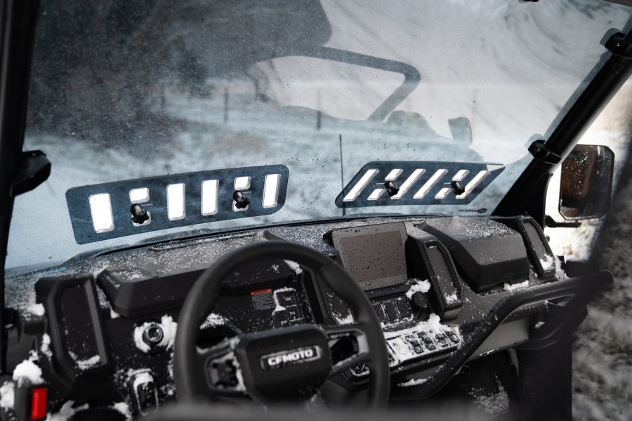 2025 CF Moto UForce U10 Pro Front Windshield Vented - Image 6