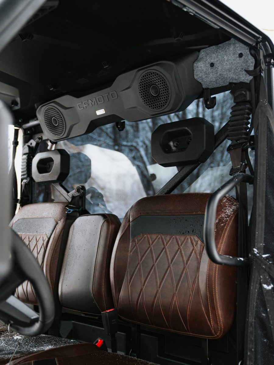 2025 CF Moto UForce U10 Pro Front Windshield Vented - Image 10